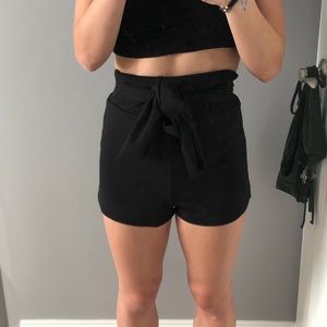 Black shorts. Size small